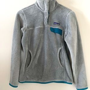 Patagonia Women's Re-Tool Snap T Pullover In Gray Size S
